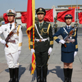 升旗仪仗队表演